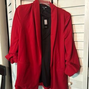Red, Celine blazer